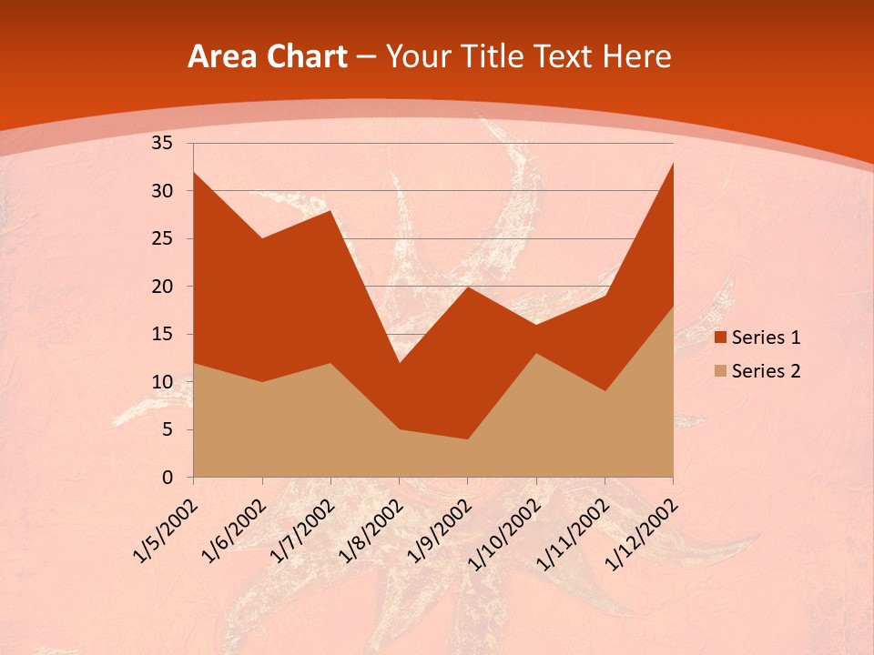 Light Orange Sun PowerPoint Template
