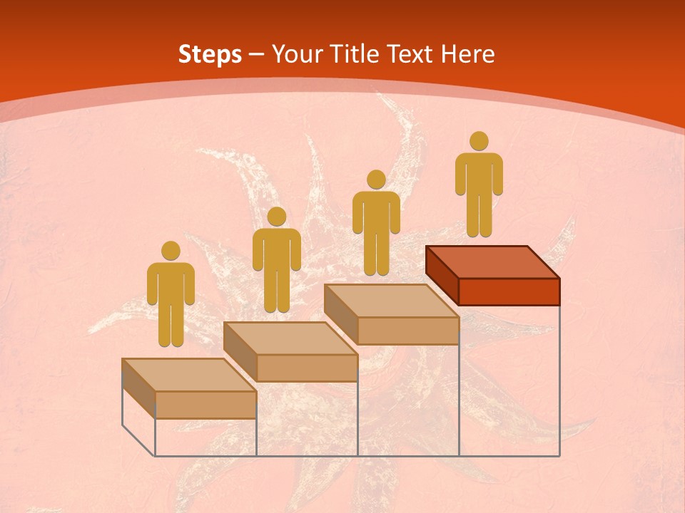 Light Orange Sun PowerPoint Template