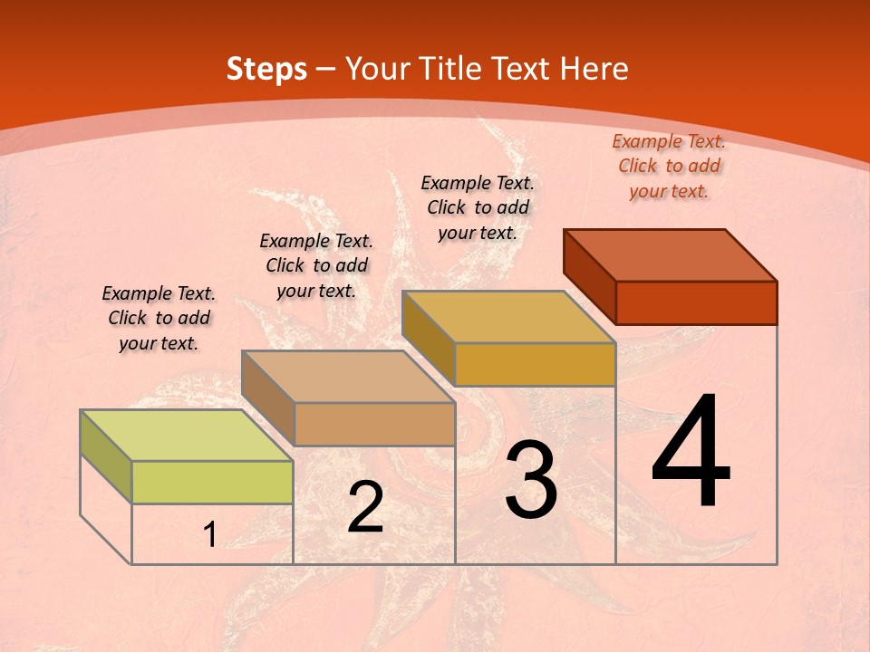Light Orange Sun PowerPoint Template