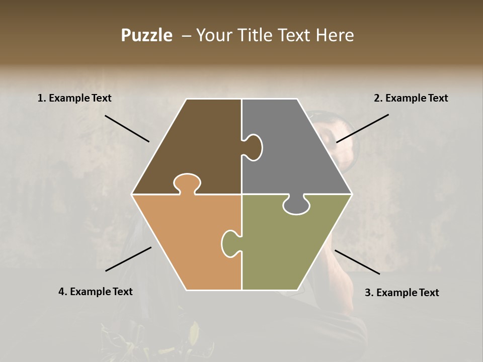 Shoe Listen Rapper PowerPoint Template