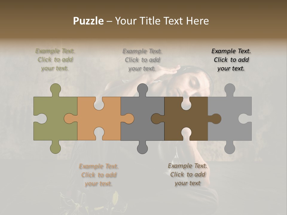 Shoe Listen Rapper PowerPoint Template