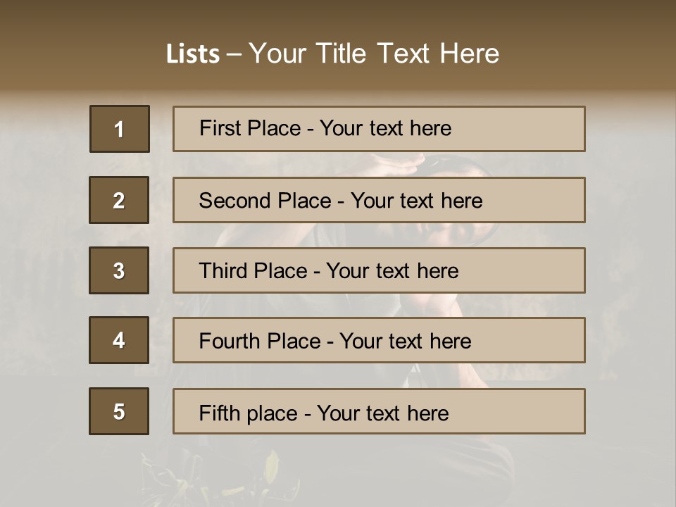 Shoe Listen Rapper PowerPoint Template