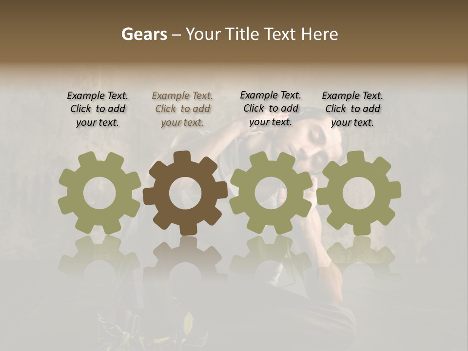 Shoe Listen Rapper PowerPoint Template