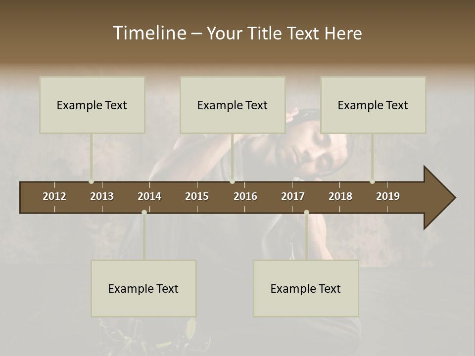 Shoe Listen Rapper PowerPoint Template