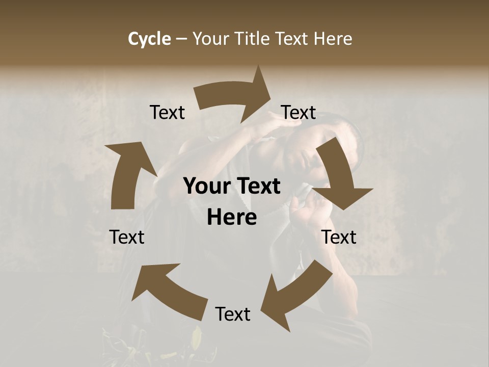 Shoe Listen Rapper PowerPoint Template