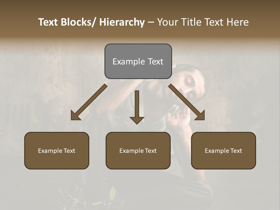 Shoe Listen Rapper PowerPoint Template