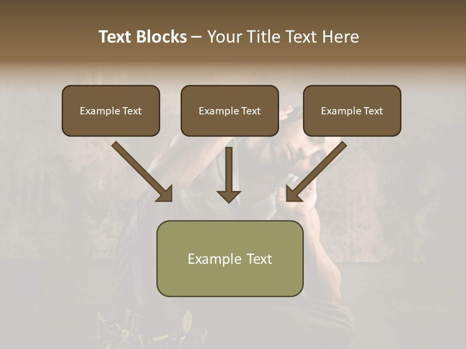 Shoe Listen Rapper PowerPoint Template