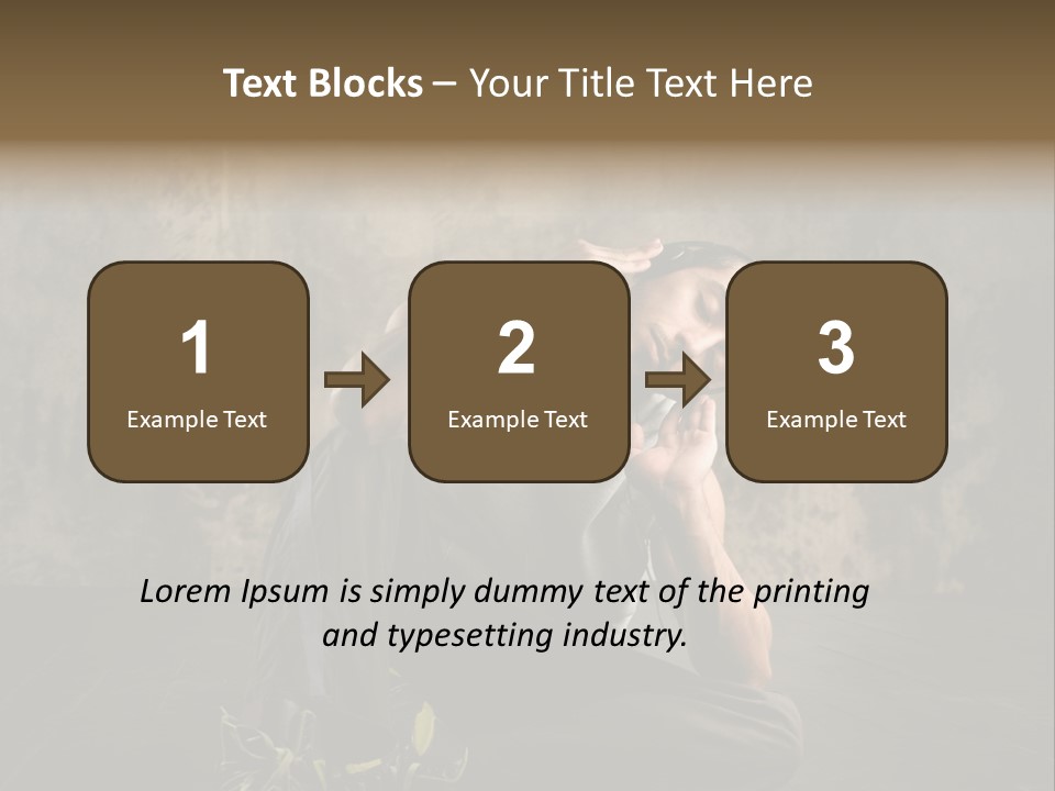 Shoe Listen Rapper PowerPoint Template