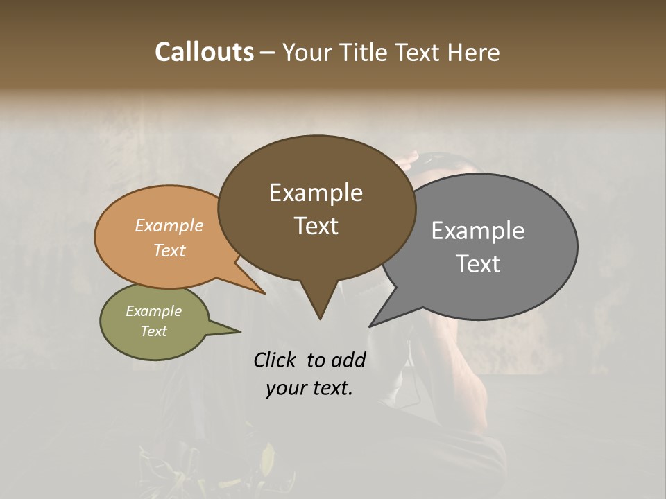 Shoe Listen Rapper PowerPoint Template