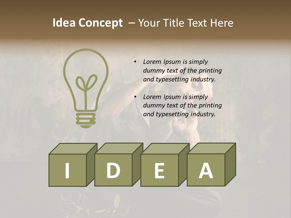 Shoe Listen Rapper PowerPoint Template