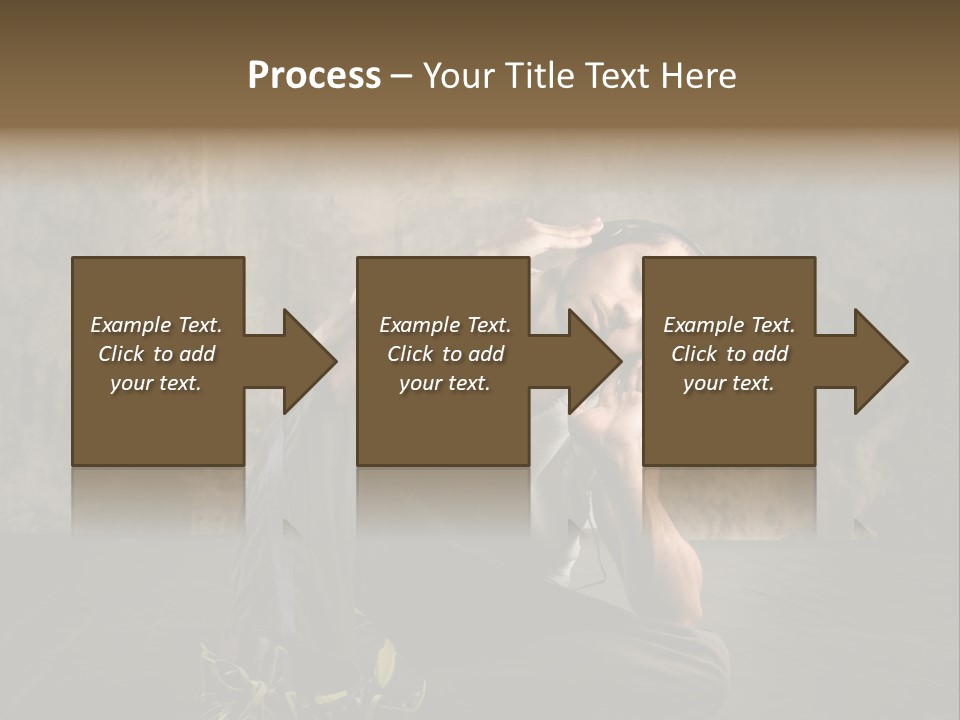 Shoe Listen Rapper PowerPoint Template