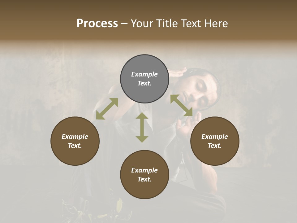 Shoe Listen Rapper PowerPoint Template