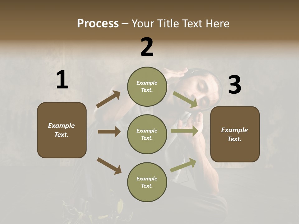 Shoe Listen Rapper PowerPoint Template