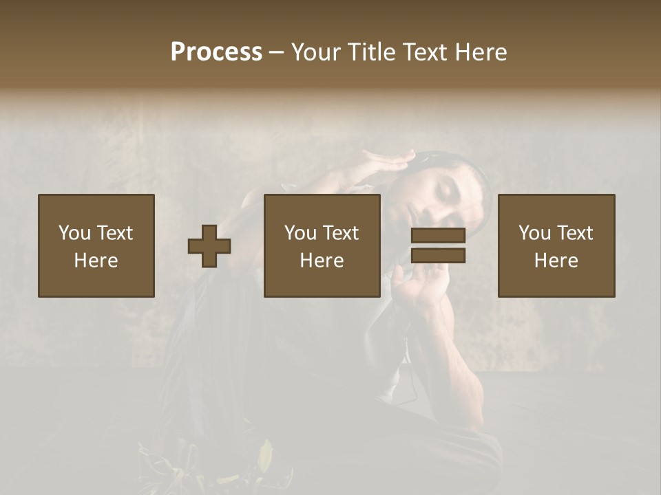 Shoe Listen Rapper PowerPoint Template