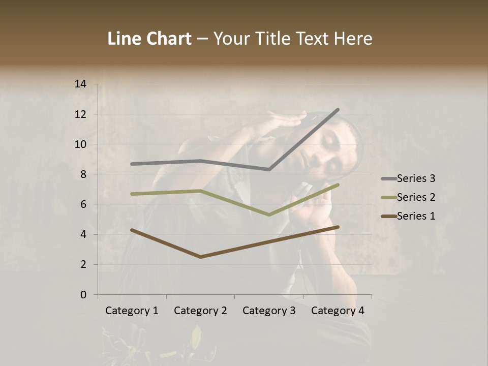 Shoe Listen Rapper PowerPoint Template