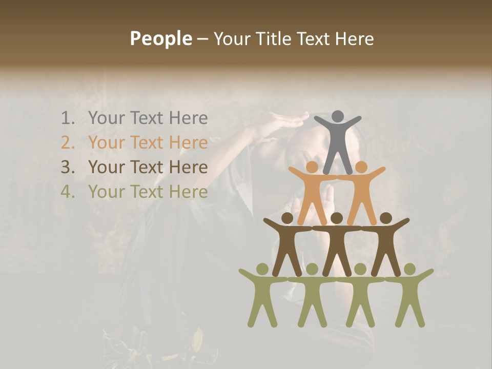 Shoe Listen Rapper PowerPoint Template