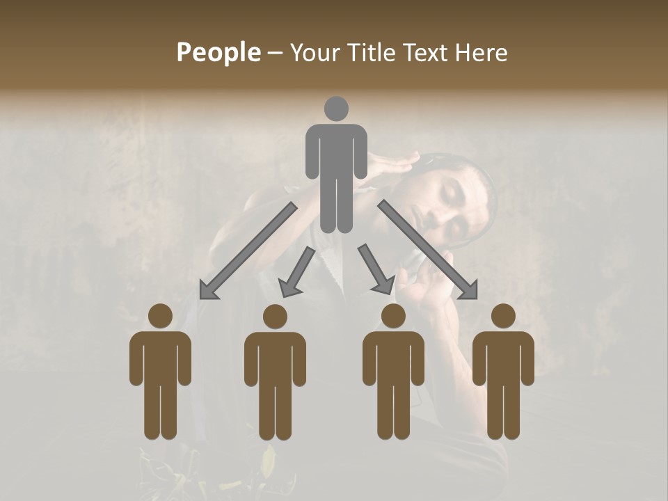 Shoe Listen Rapper PowerPoint Template