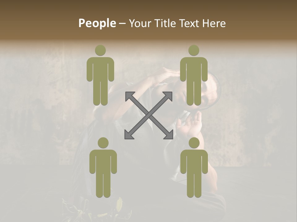 Shoe Listen Rapper PowerPoint Template