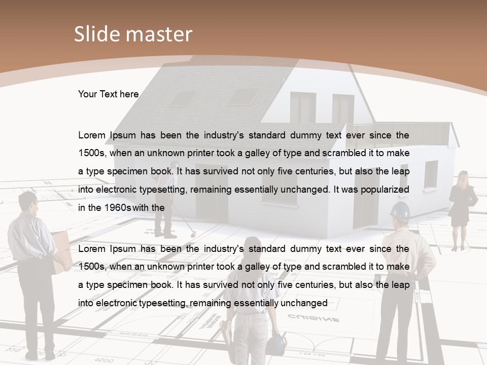 Paper Plumbing Remodel PowerPoint Template