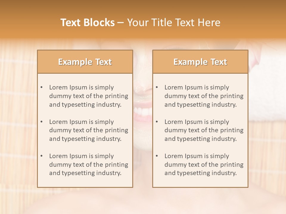 People Healthy Wellbeing PowerPoint Template
