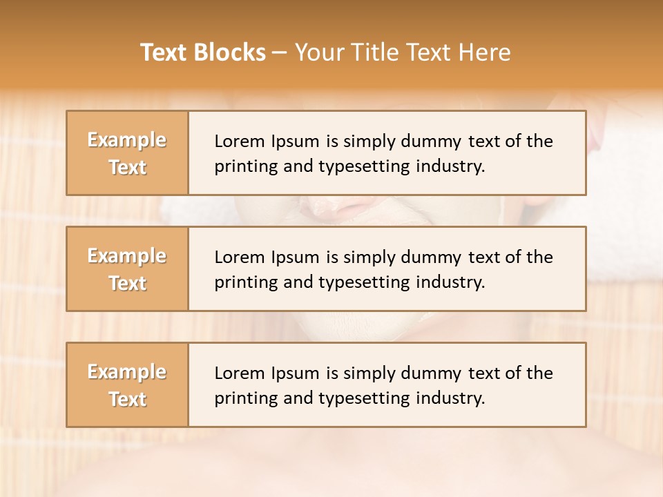 People Healthy Wellbeing PowerPoint Template