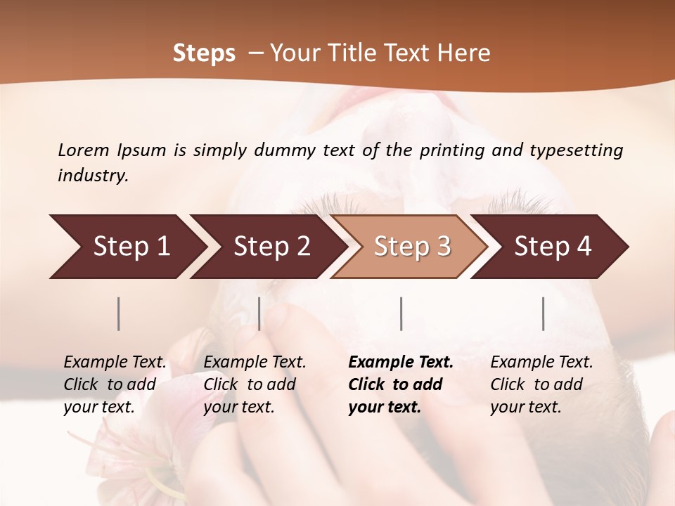 Lifestyle Lying Relax PowerPoint Template