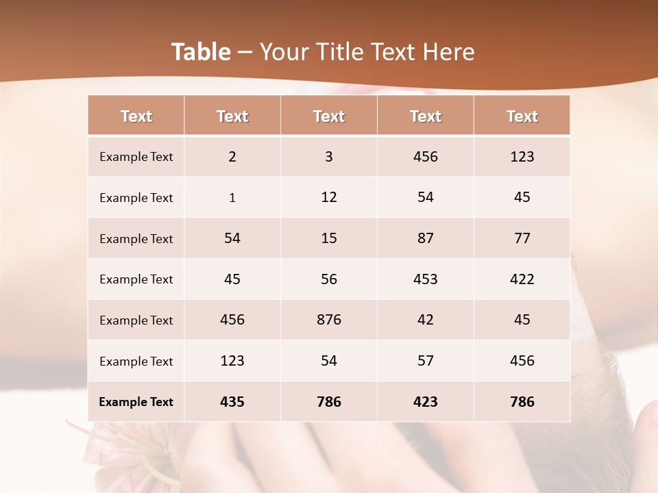 Lifestyle Lying Relax PowerPoint Template