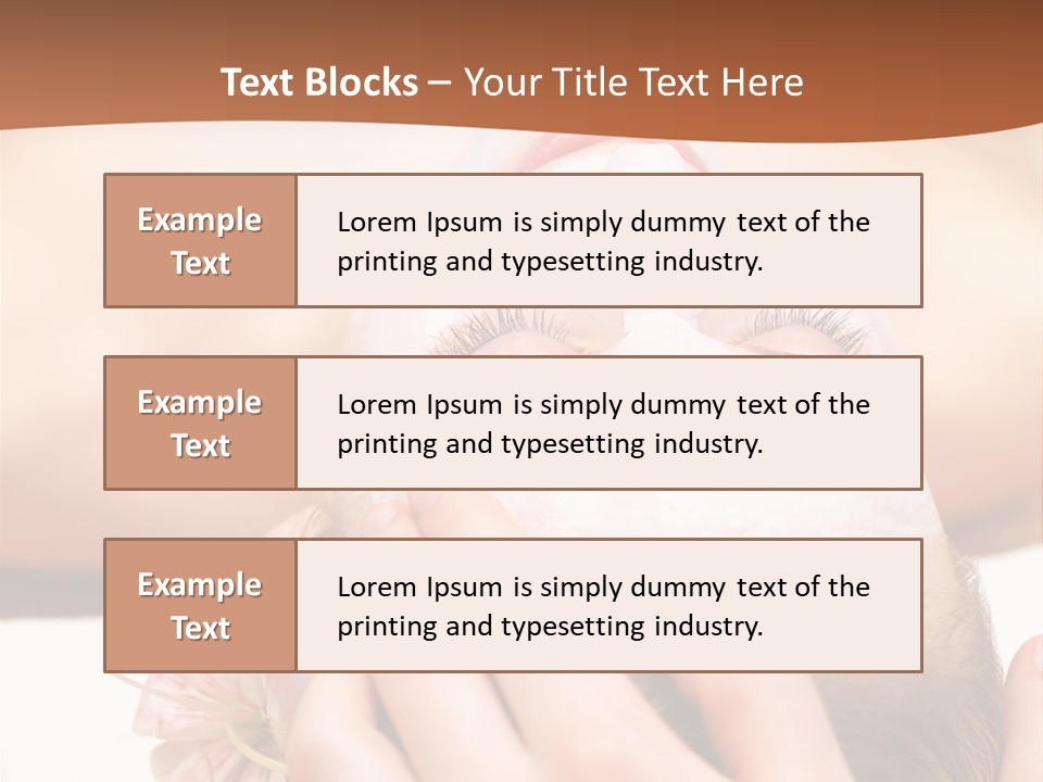 Lifestyle Lying Relax PowerPoint Template
