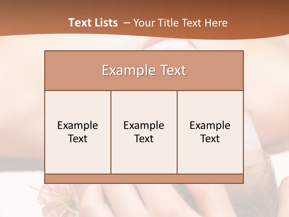 Lifestyle Lying Relax PowerPoint Template