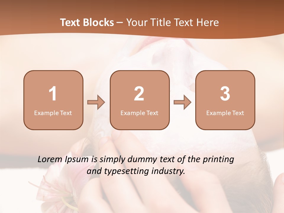 Lifestyle Lying Relax PowerPoint Template