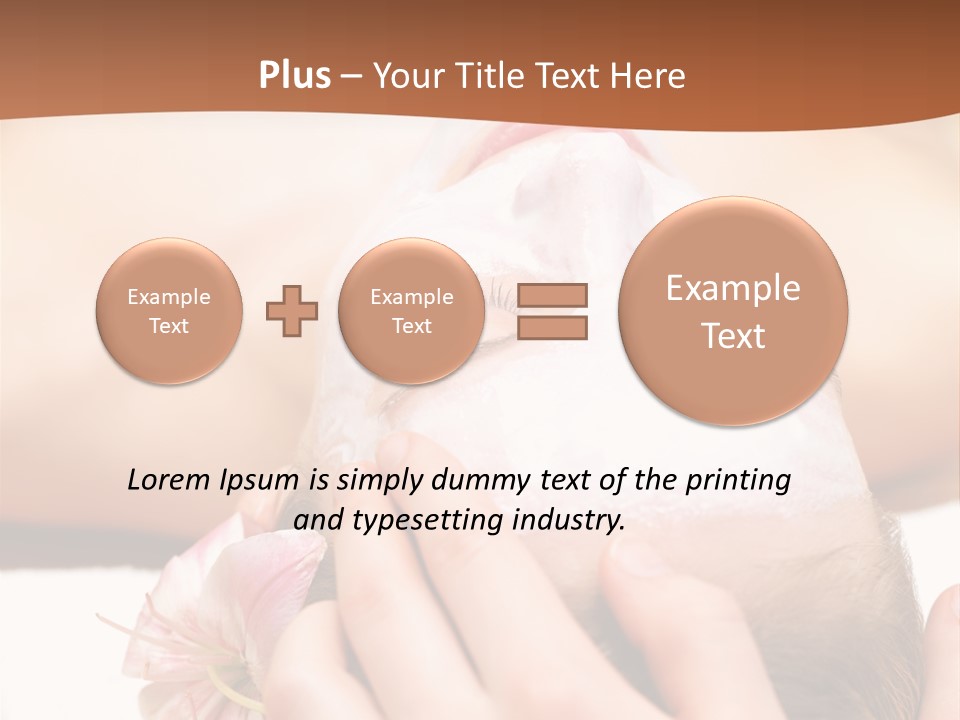 Lifestyle Lying Relax PowerPoint Template