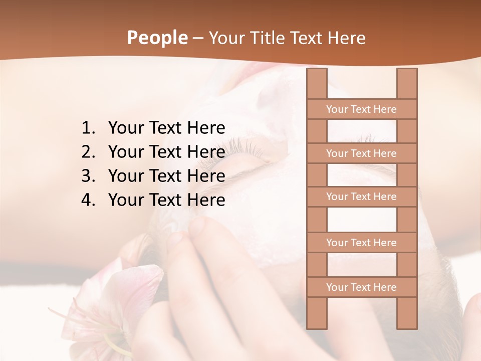 Lifestyle Lying Relax PowerPoint Template
