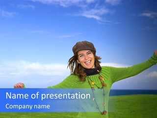 Cloth Colour Face PowerPoint Template