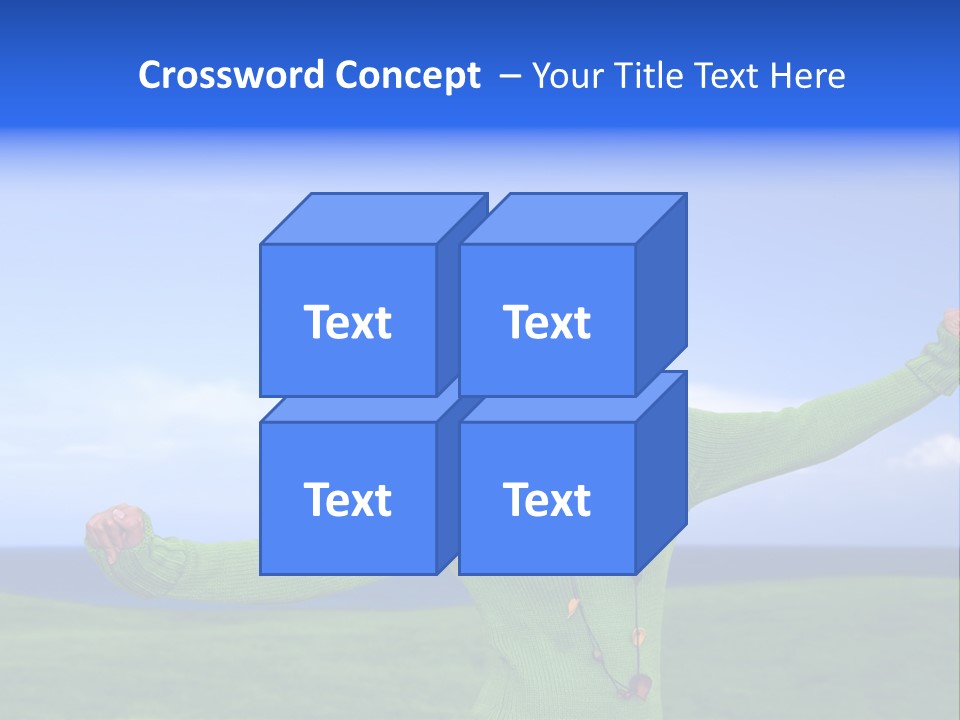 Cloth Colour Face PowerPoint Template