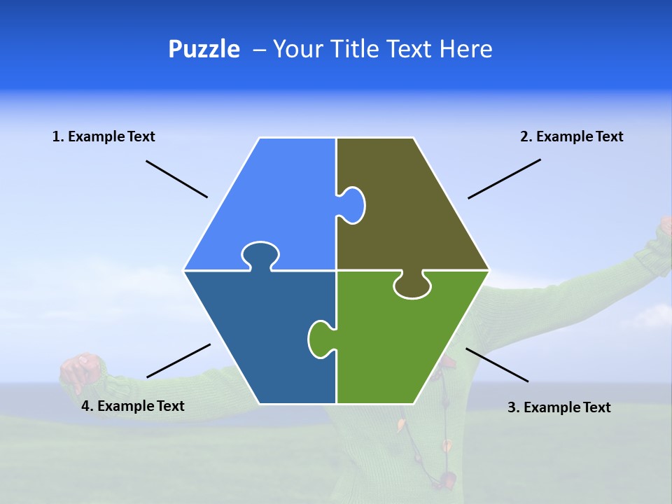 Cloth Colour Face PowerPoint Template