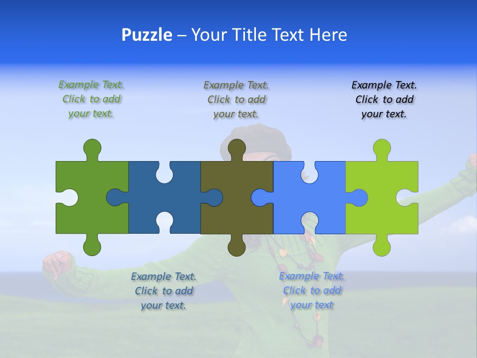 Cloth Colour Face PowerPoint Template