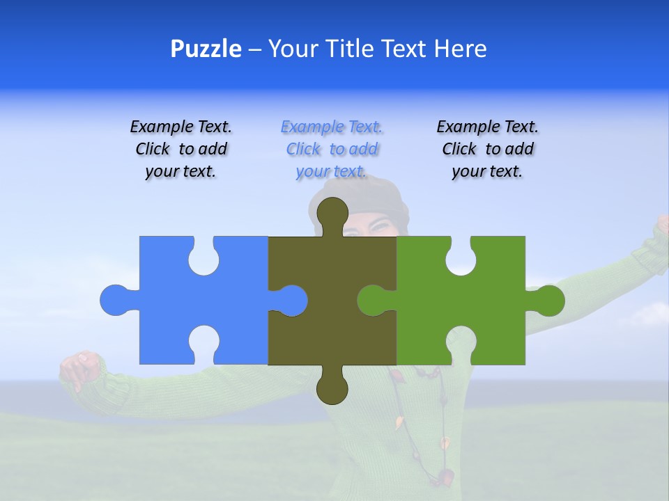 Cloth Colour Face PowerPoint Template