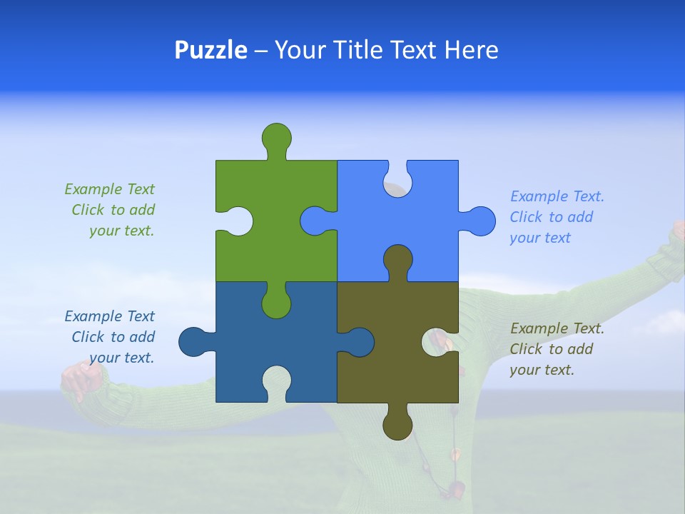 Cloth Colour Face PowerPoint Template