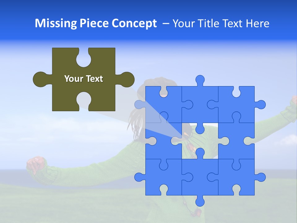 Cloth Colour Face PowerPoint Template