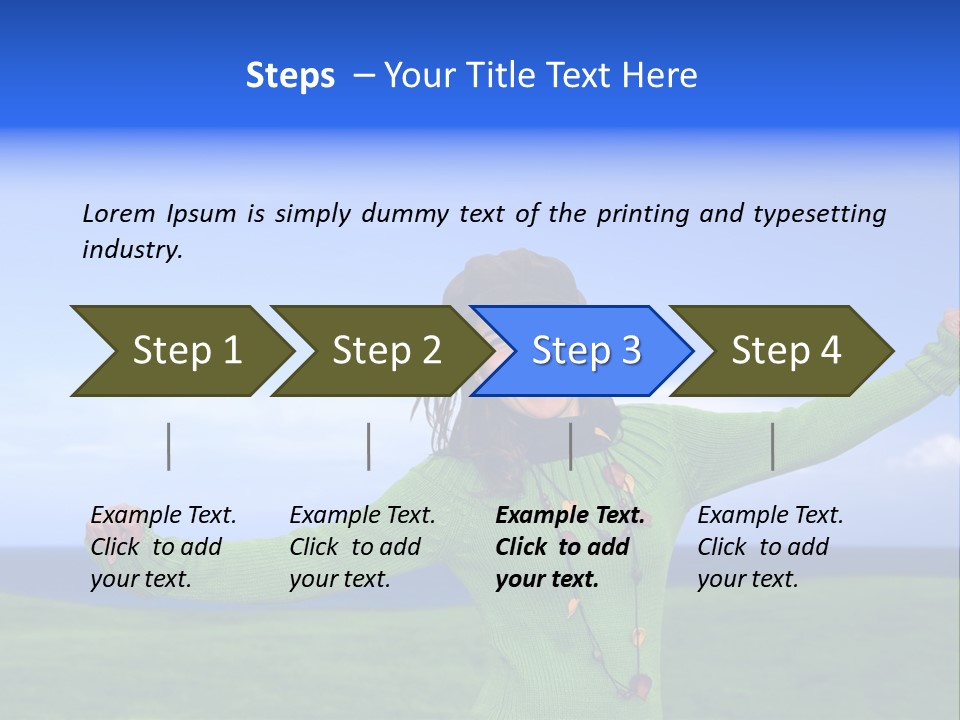 Cloth Colour Face PowerPoint Template