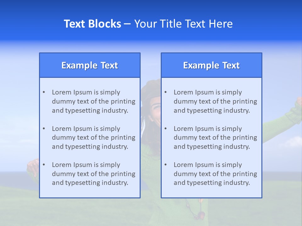 Cloth Colour Face PowerPoint Template