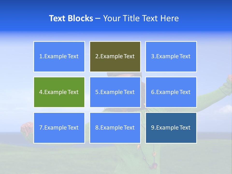 Cloth Colour Face PowerPoint Template