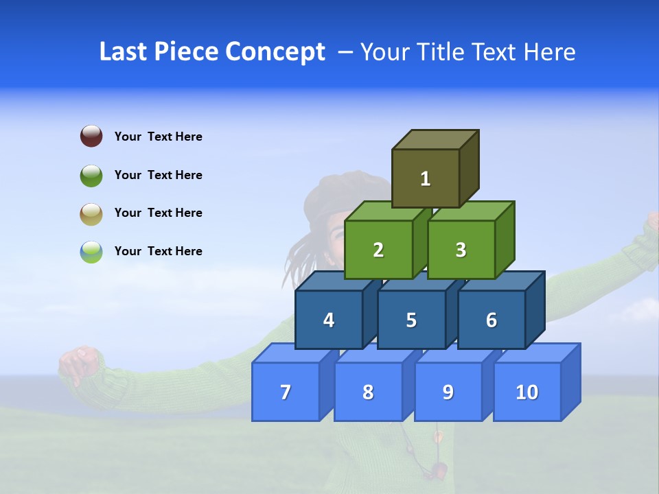 Cloth Colour Face PowerPoint Template