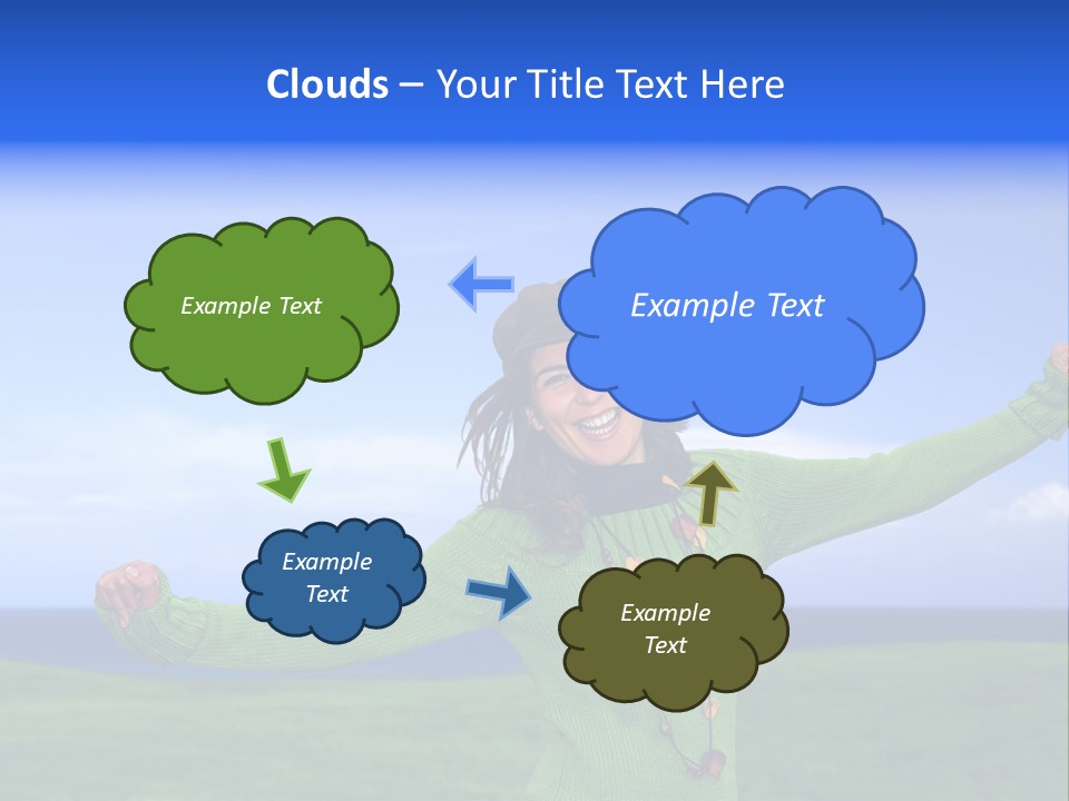 Cloth Colour Face PowerPoint Template