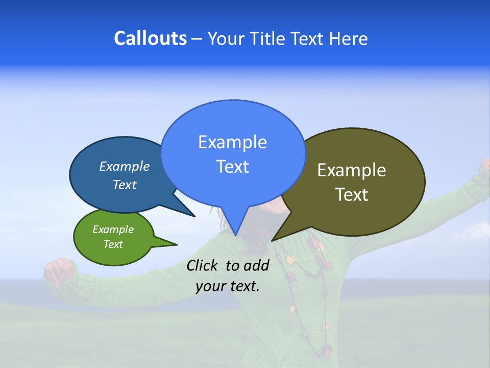 Cloth Colour Face PowerPoint Template