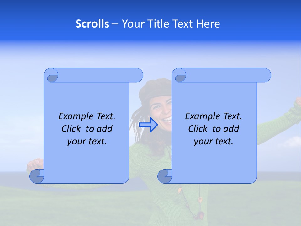 Cloth Colour Face PowerPoint Template