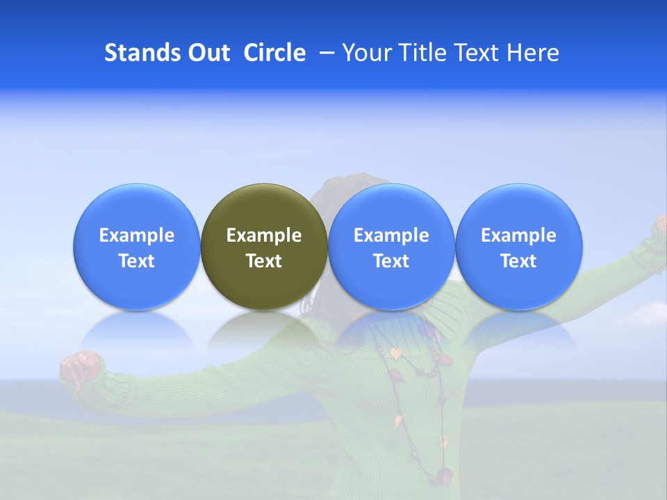 Cloth Colour Face PowerPoint Template