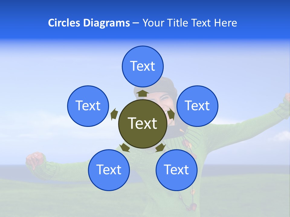 Cloth Colour Face PowerPoint Template