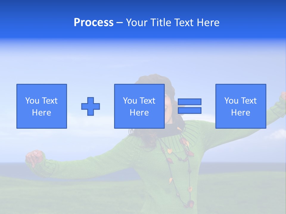 Cloth Colour Face PowerPoint Template