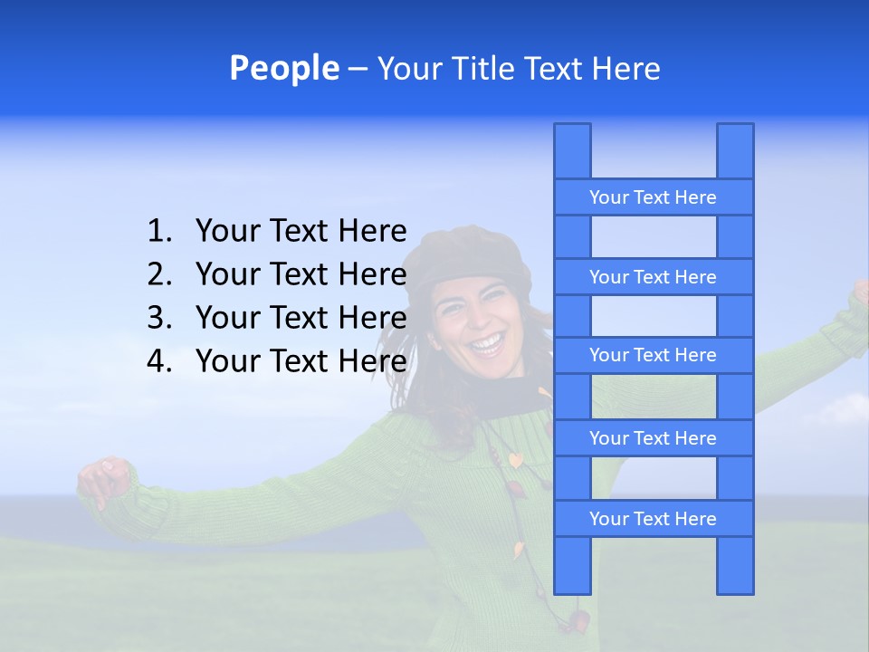 Cloth Colour Face PowerPoint Template